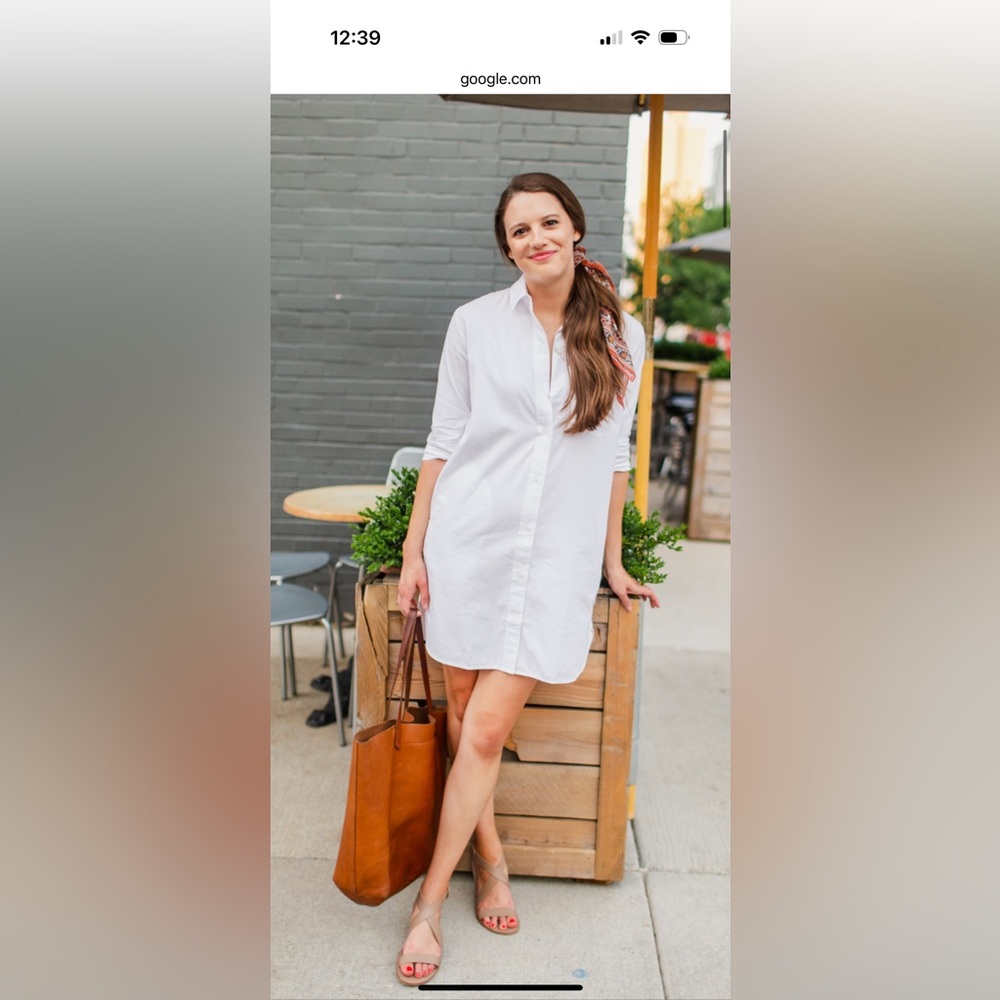Everlane longsleeve Button-Up Shirt Dress